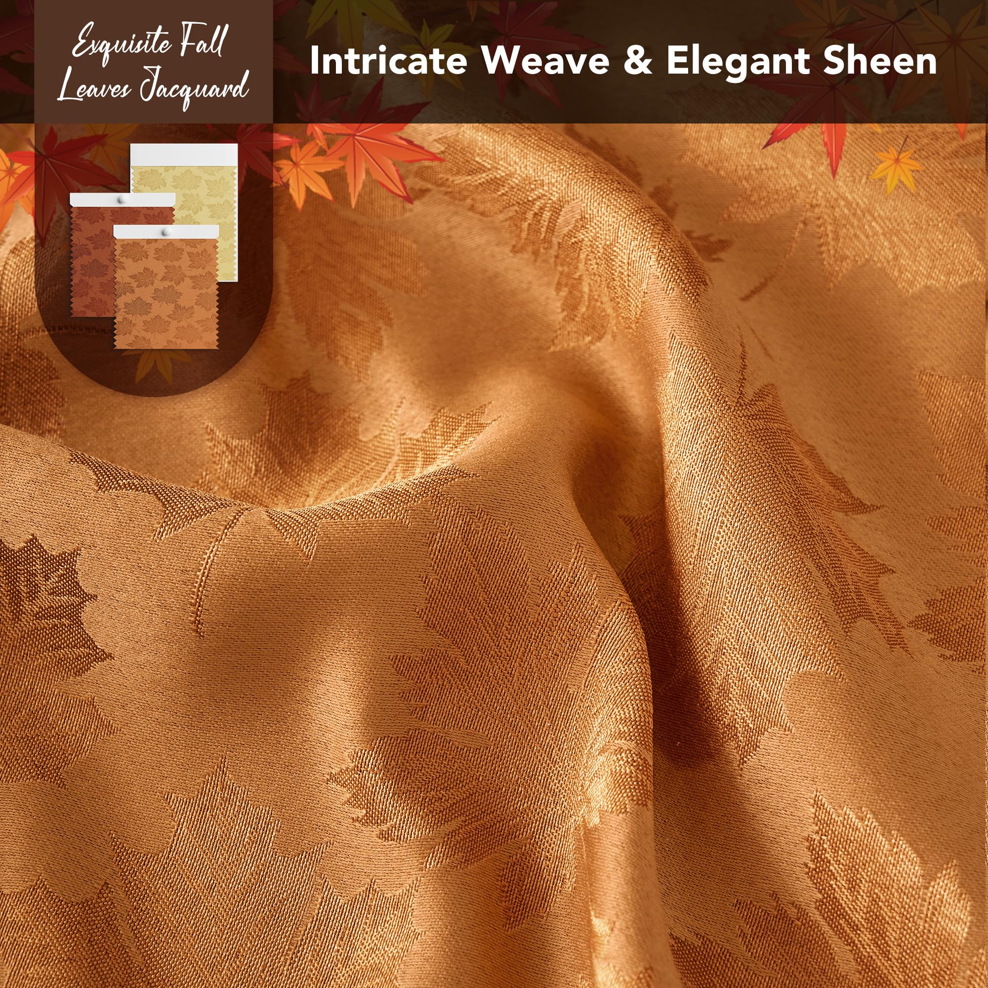 Biscaynebay damask leaves pattern close-up showing premium weave