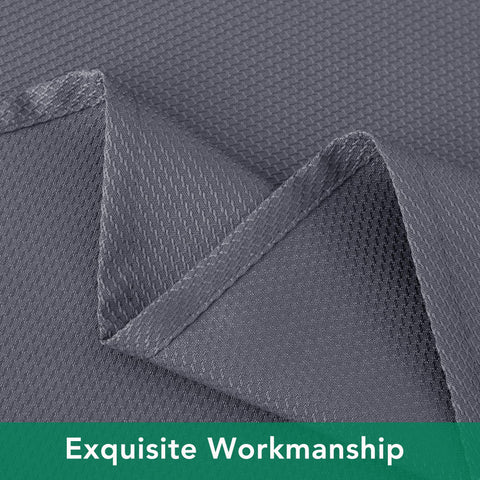 Biscaynebay dark grey texture close-up highlights premium fabric