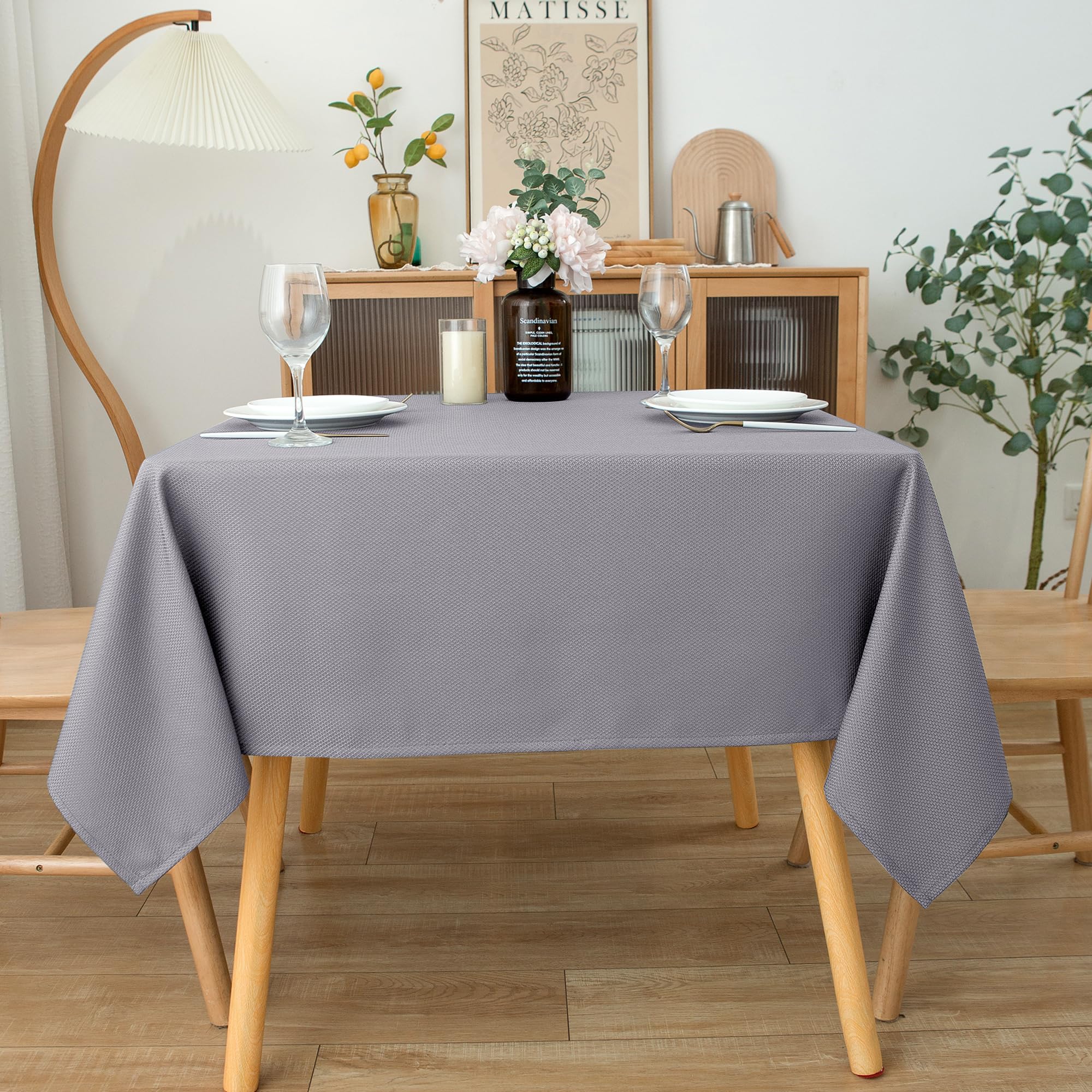 Biscaynebay draped dining table adds a luxurious ambiance to rooms.