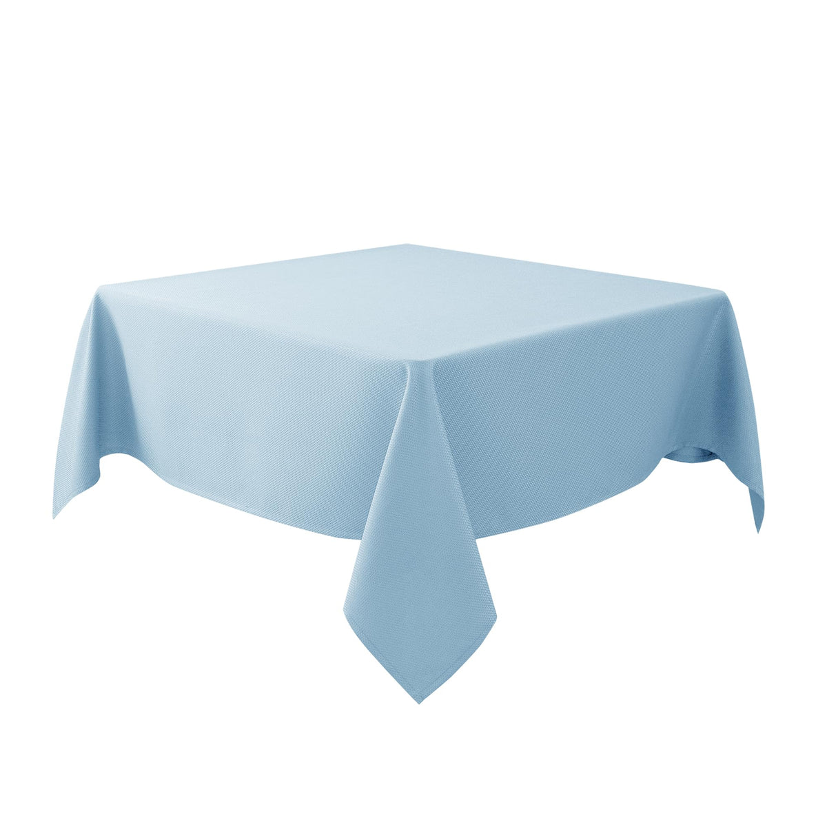 Biscaynebay tablecloth light blue close-up texture highlights quality and style