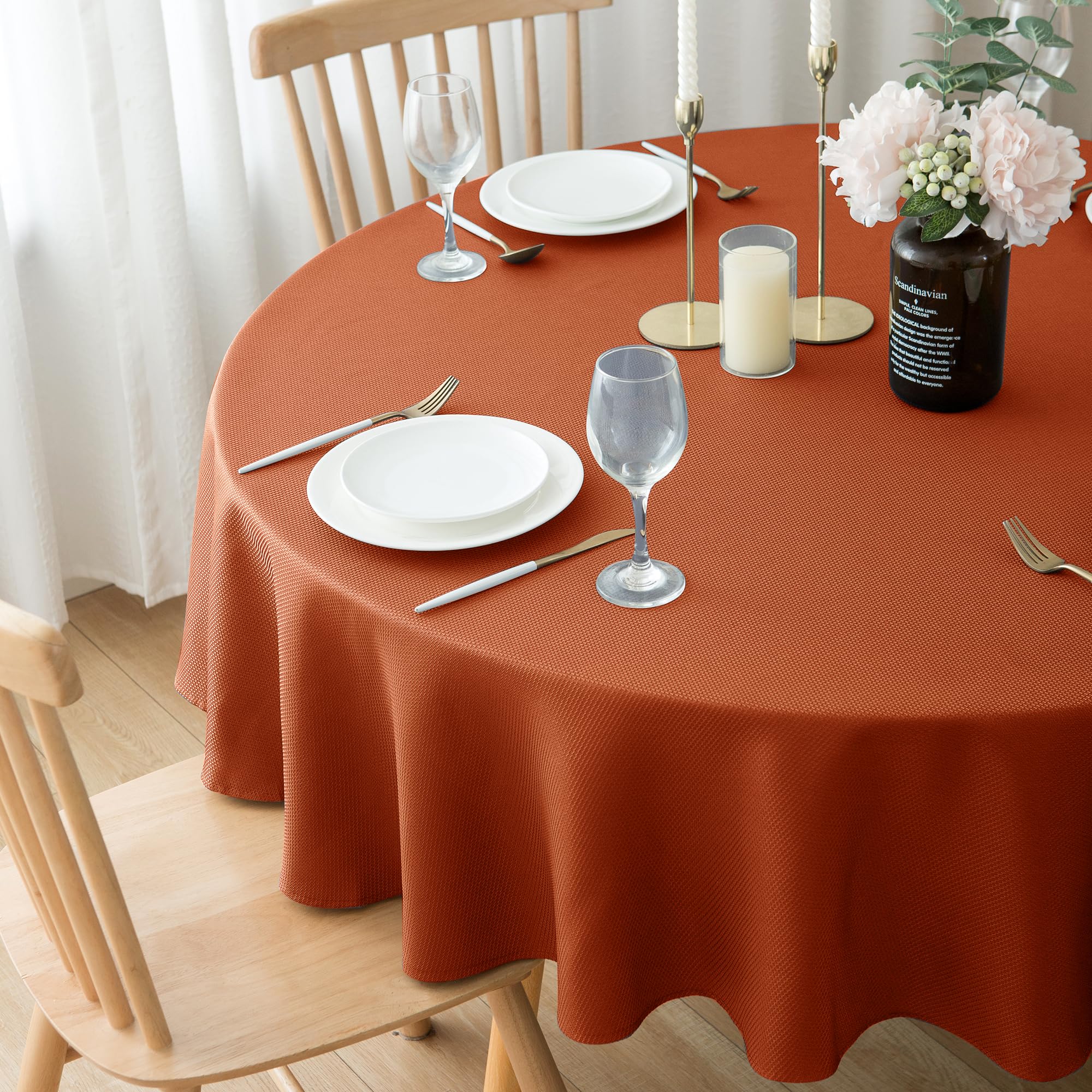 Biscaynebay Fall Tablecloth ready for machine wash and easy care