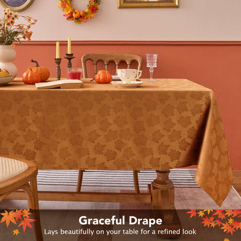 Biscaynebay versatile tablecloth covers rectangular, circular, and folding tables
