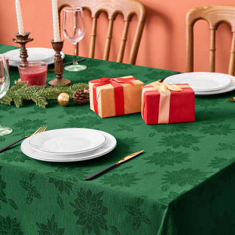 Biscaynebay hunter green shade complements winter decors and centerpieces