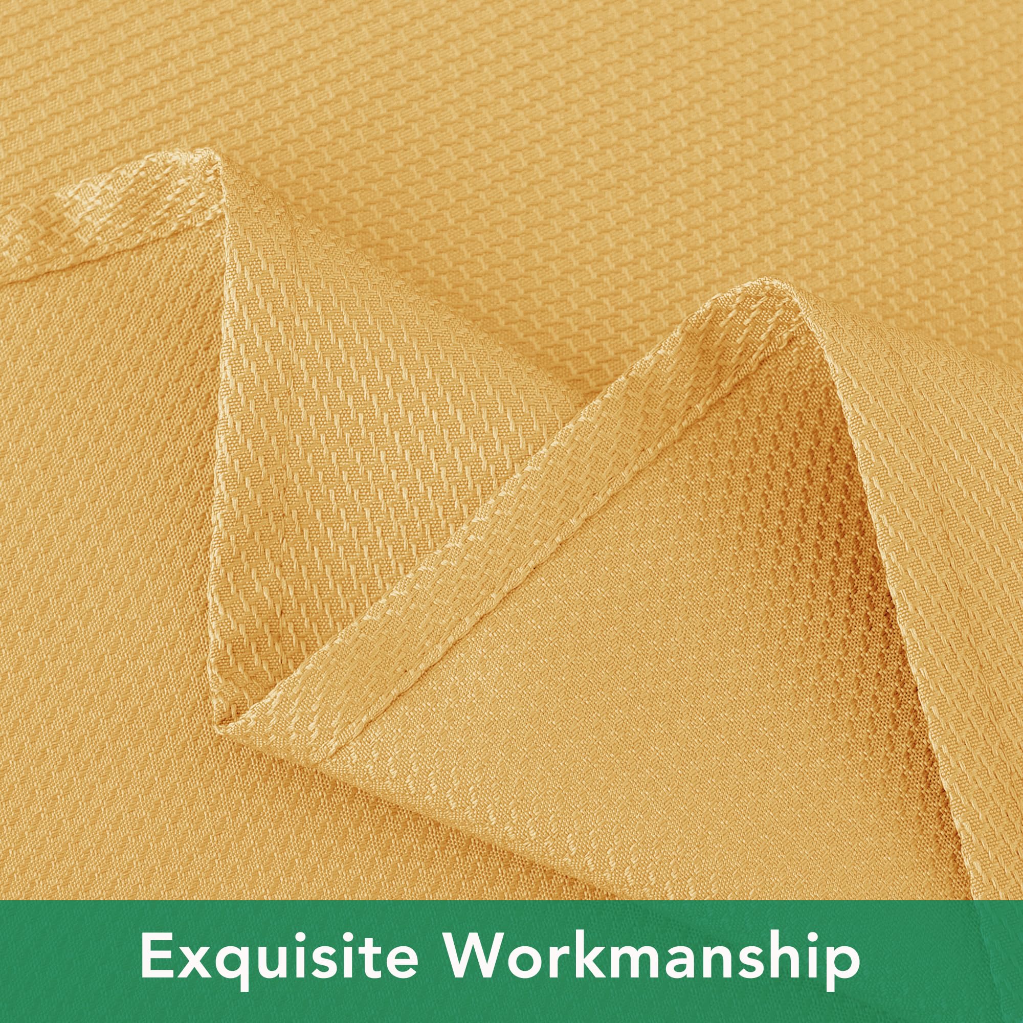 Biscaynebay premium polyester tablecloth durable for everyday meals.