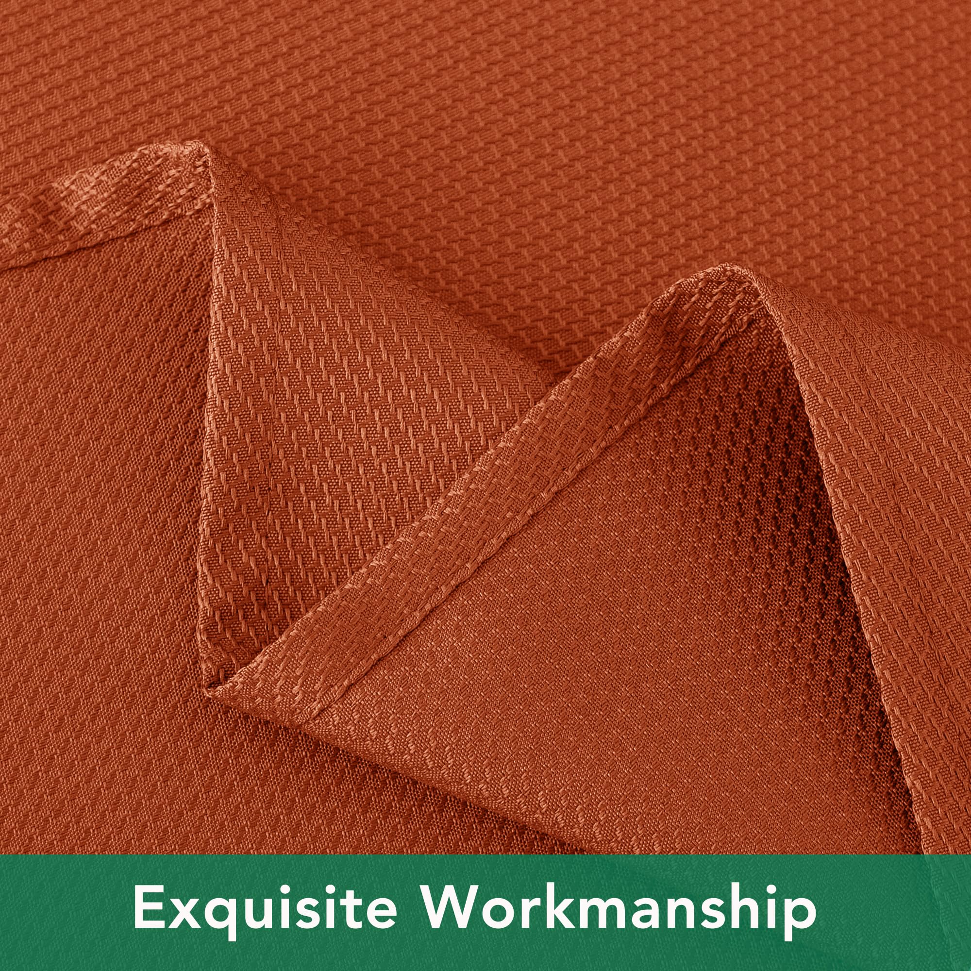 Biscaynebay machine washable tablecloth ready for quick cleanup