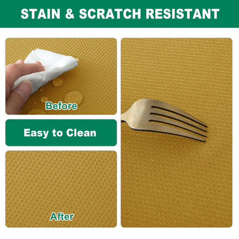 Biscaynebay machine-washable tablecloth simplifies laundry after meals.