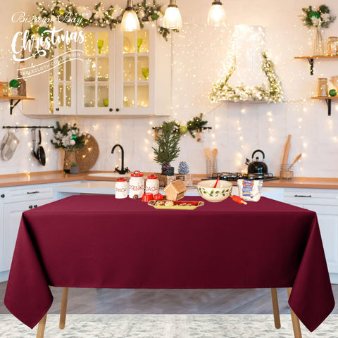 Biscaynebay machine-washable tablecloth ready for easy home refresh.