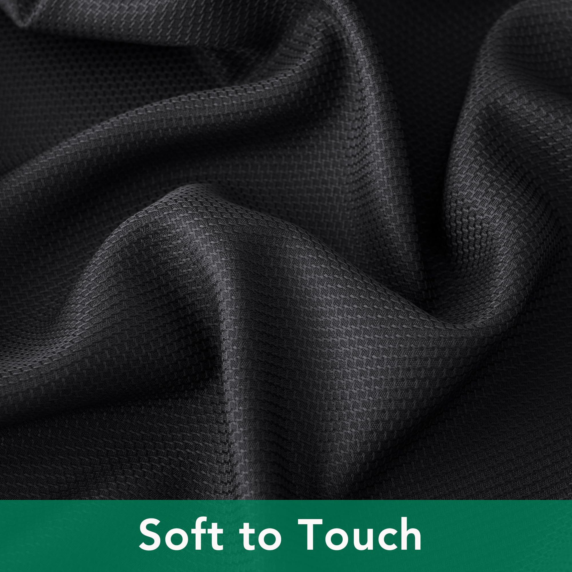 Biscaynebay party tablecloth black creates polished setups for celebrations.