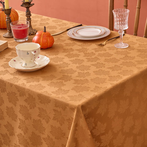 Biscaynebay rectangular 60x120 tablecloth draped over long table