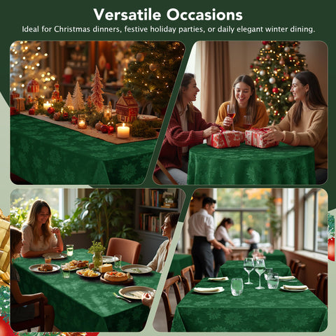 Biscaynebay rectangular 60x120 tablecloth fits 6 to 8 ft banquet tables