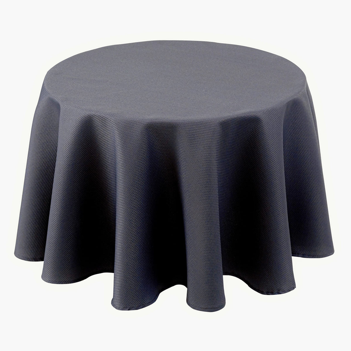 Biscaynebay round tablecloth 60-inch textured fabric adds elegant coverage for dining