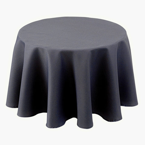 Biscaynebay round tablecloth 60-inch textured fabric adds elegant coverage for dining