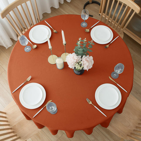 Biscaynebay round tablecloth suitable for weddings and holidays