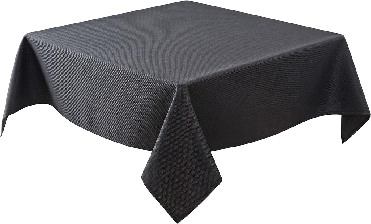 Biscaynebay tablecloth close-up texture showing premium, durable fabric for dining