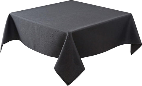 Biscaynebay tablecloth close-up texture showing premium, durable fabric for dining