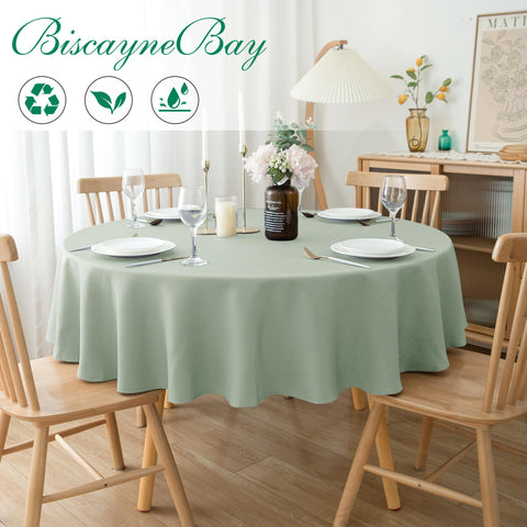 Biscaynebay tablecloth with water-resistant finish for outdoor meals