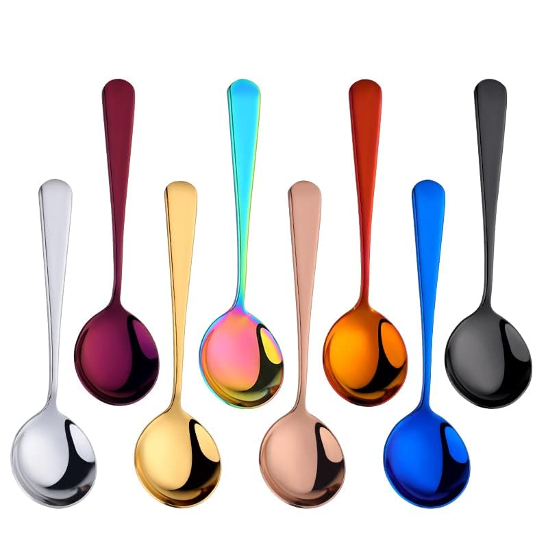 Bisdarun spoons close-up highlighting durable stainless steel