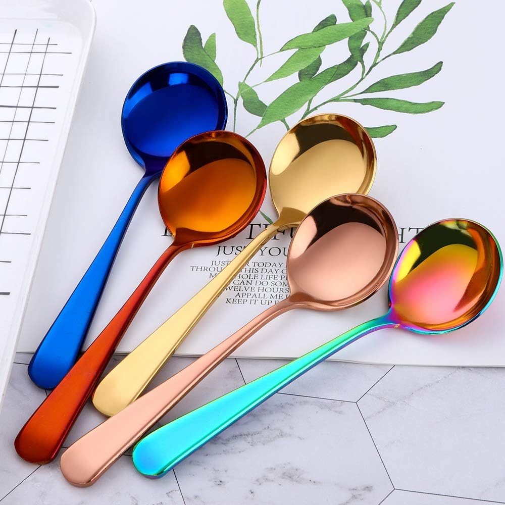 Bisdarun spoons shown as dishwasher safe for easy cleaning
