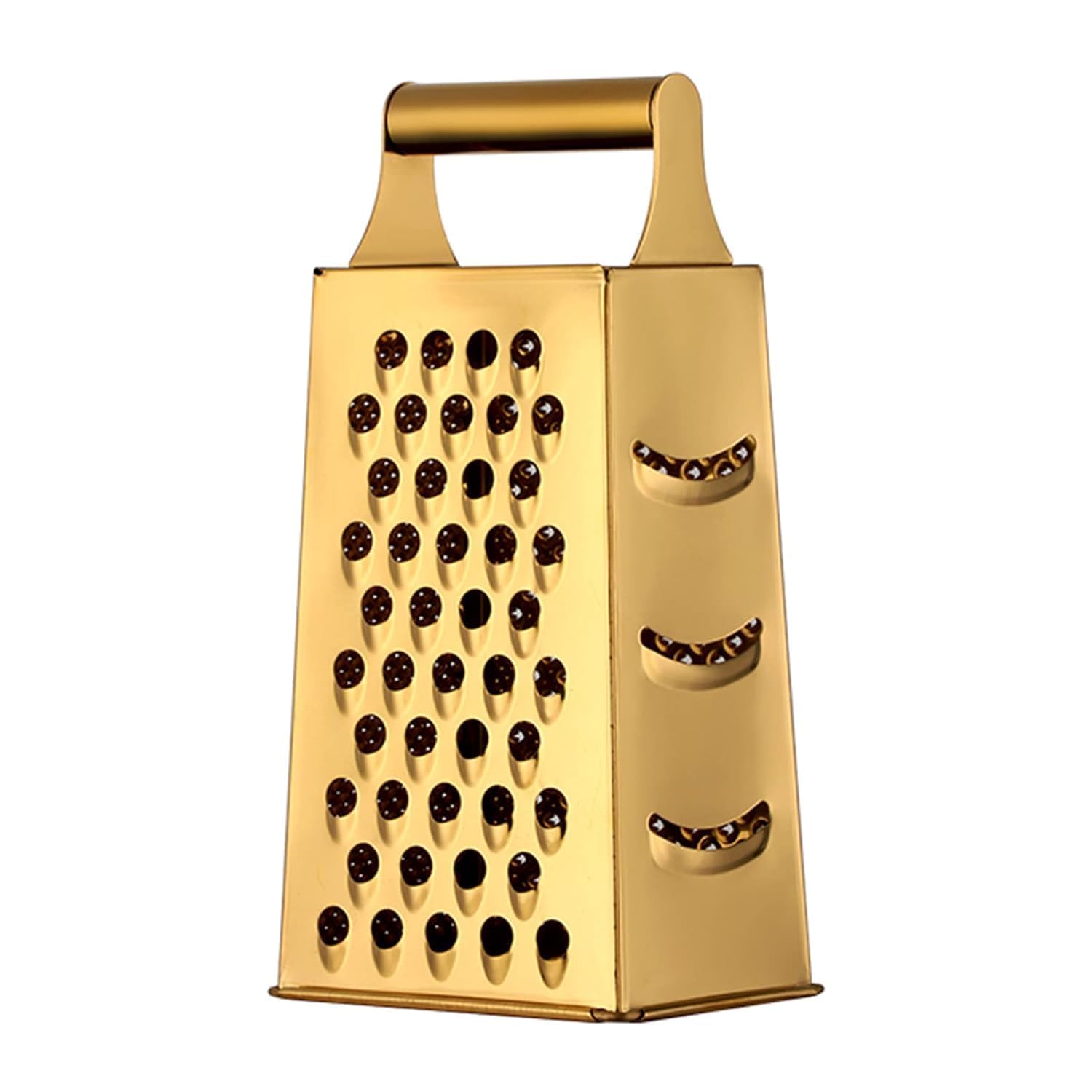 BISDARUN grater-slicer front view, showcasing four-in-one versatility for prep work.