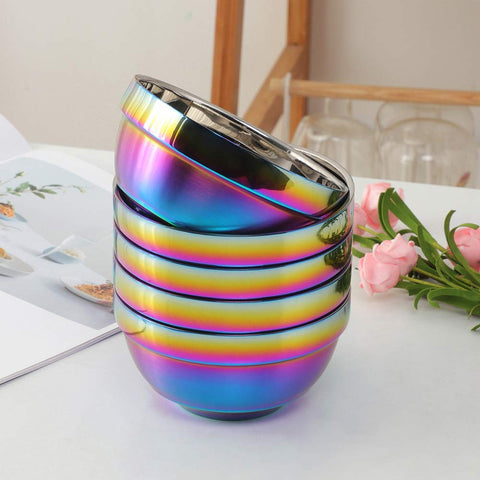 BISDARUN stackable bowls save cabinet space and simplify storage
