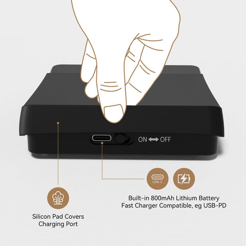 BITAMOM mini coffee scale silent brewing mode for peaceful mornings.