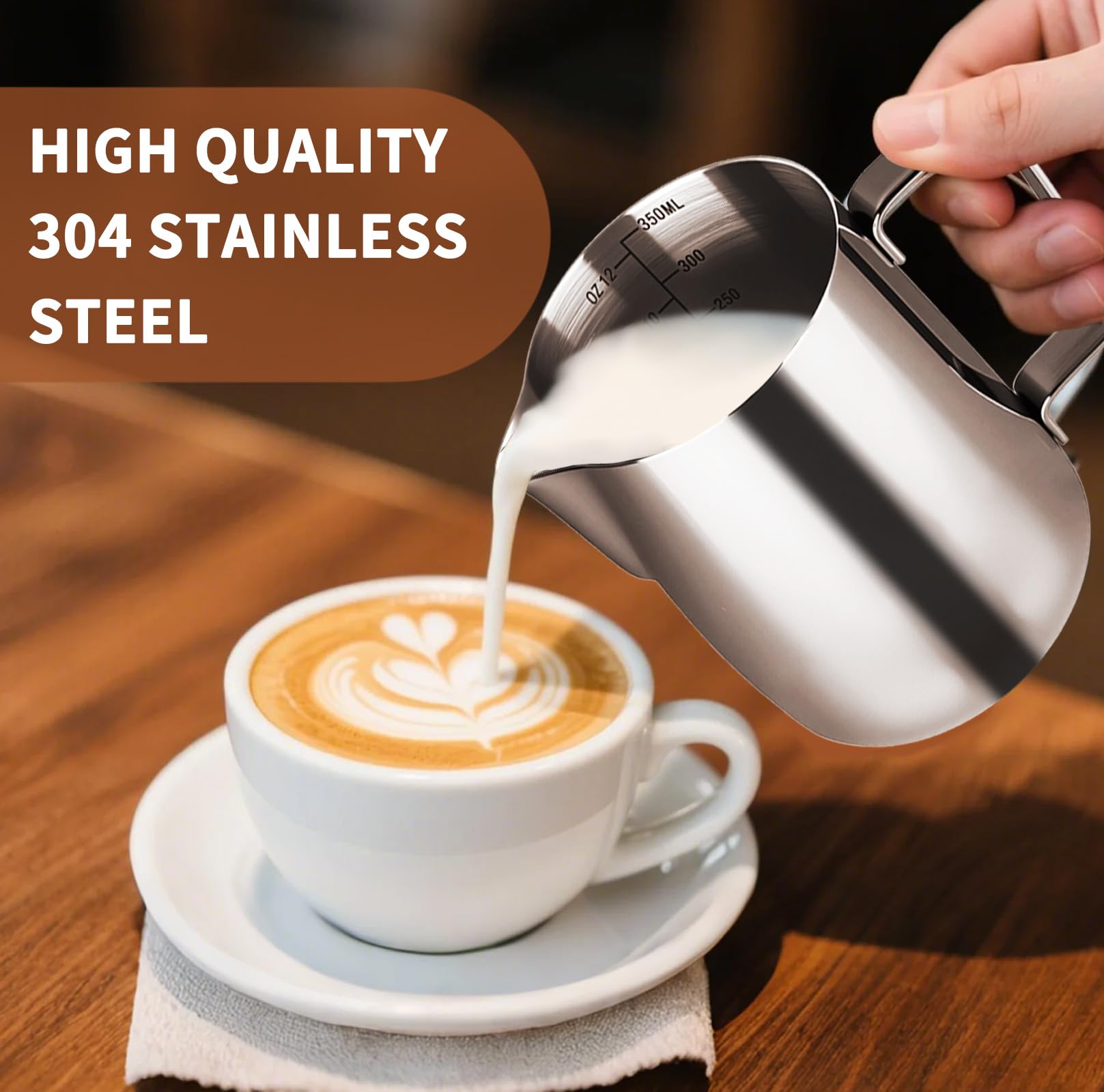 Bitllitloy powder dispenser keeps coffee grounds tidy and fresh.