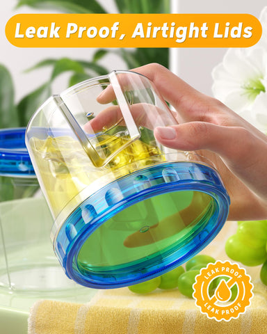 BiuLeon dishwasher-safe containers simplify cleanup after meals
