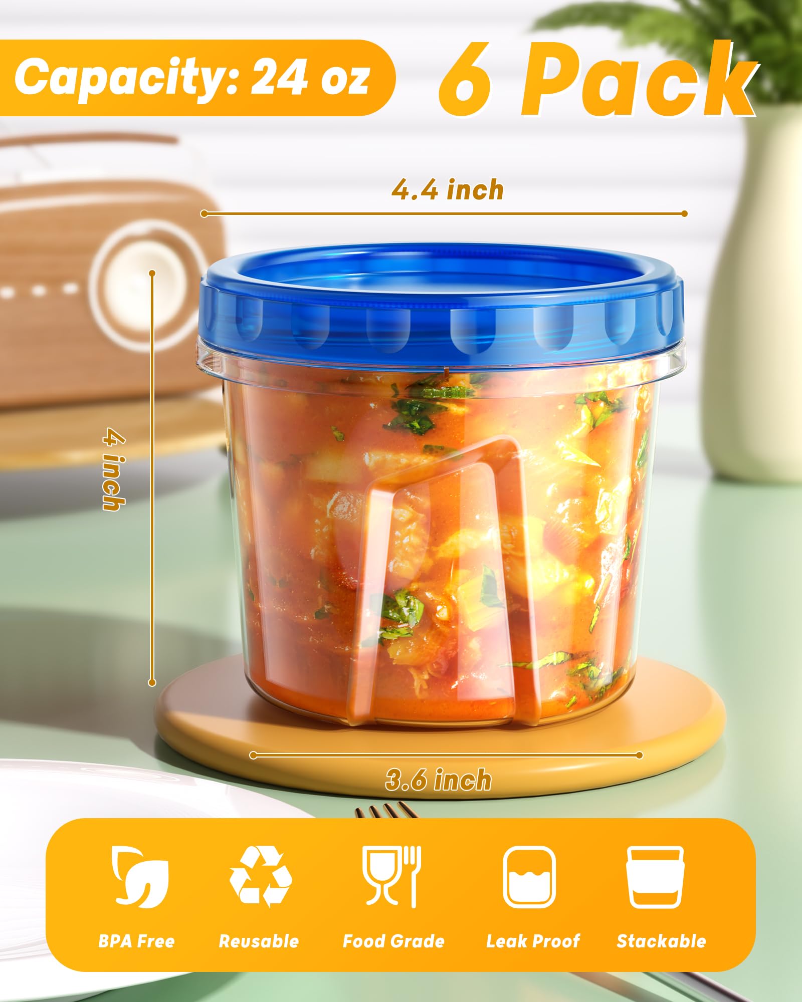 BiuLeon twist-top lids demonstrate airtight seal for leak-free storage