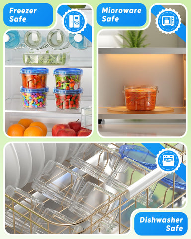 BiuLeon BPA-free plastic keeps contents safely stored.