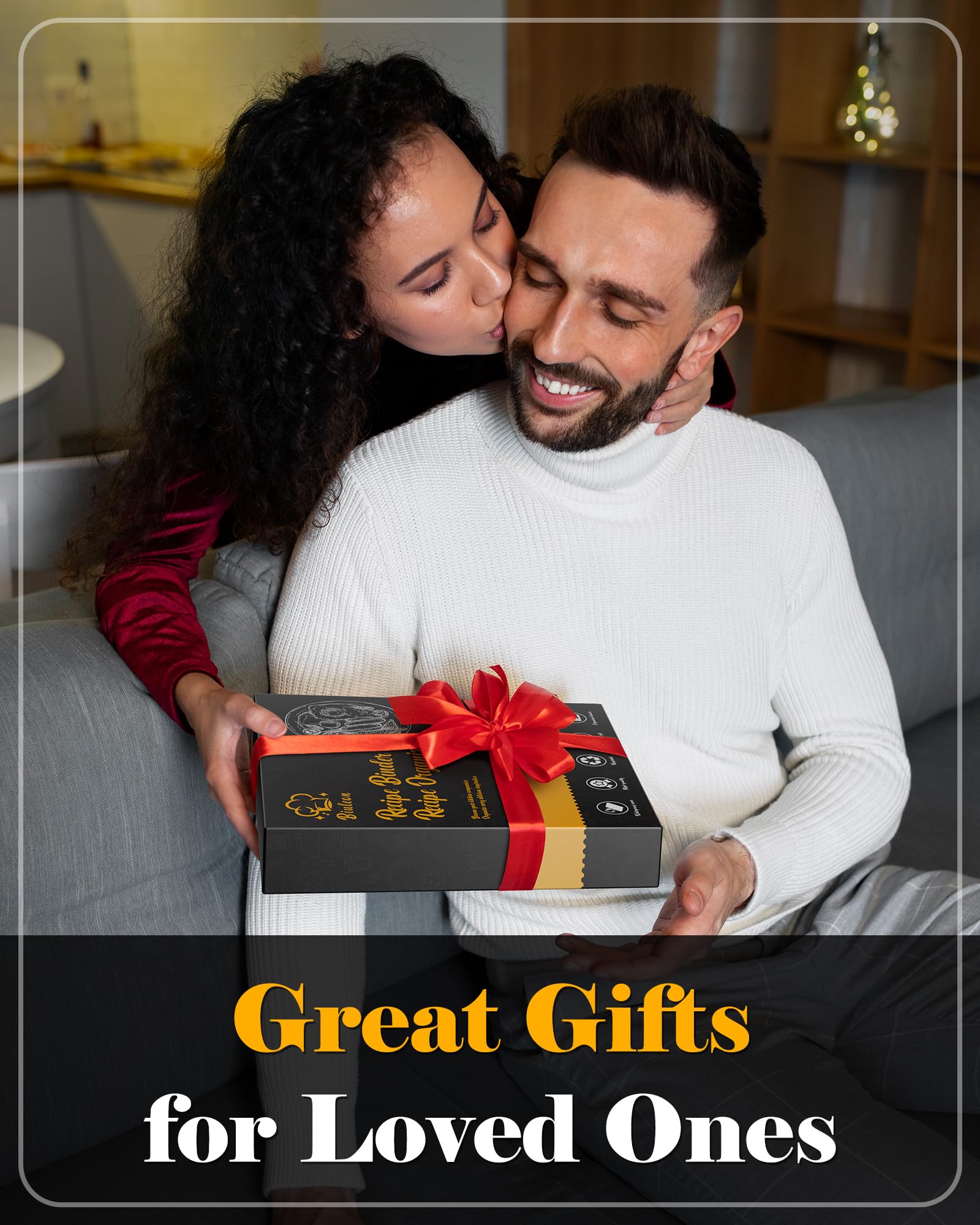 BiuLeon elegant gift box packaging makes this binder gift-ready