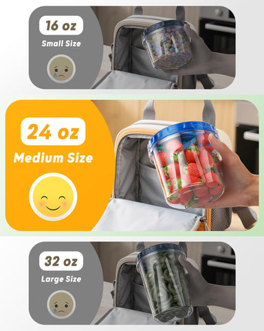 Biuleon microwave-safe containers ready for reheating after storage.