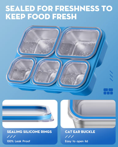 BiuLeon Snackle Box dishwasher-safe design makes cleanup quick.