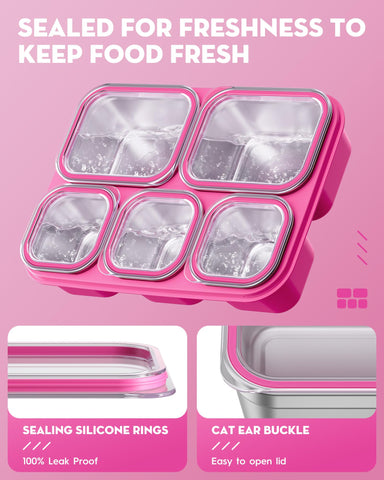 BiuLeon Snackle Box is dishwasher safe for easy cleaning after meals.
