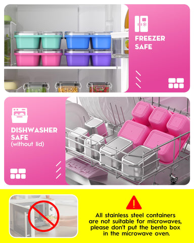 BiuLeon Snackle Box portable design suits picnics and school meals.