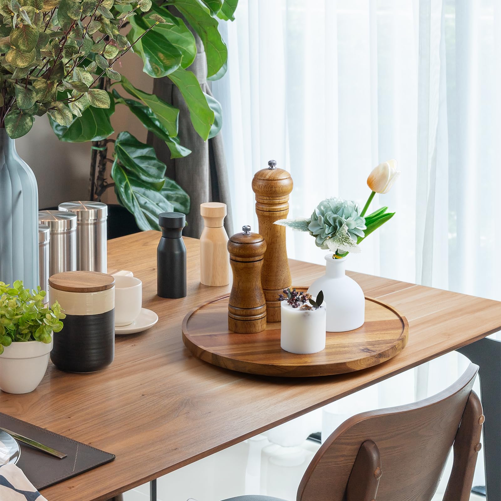 Bivvclaz eco-friendly wood organizer with natural grain variations.