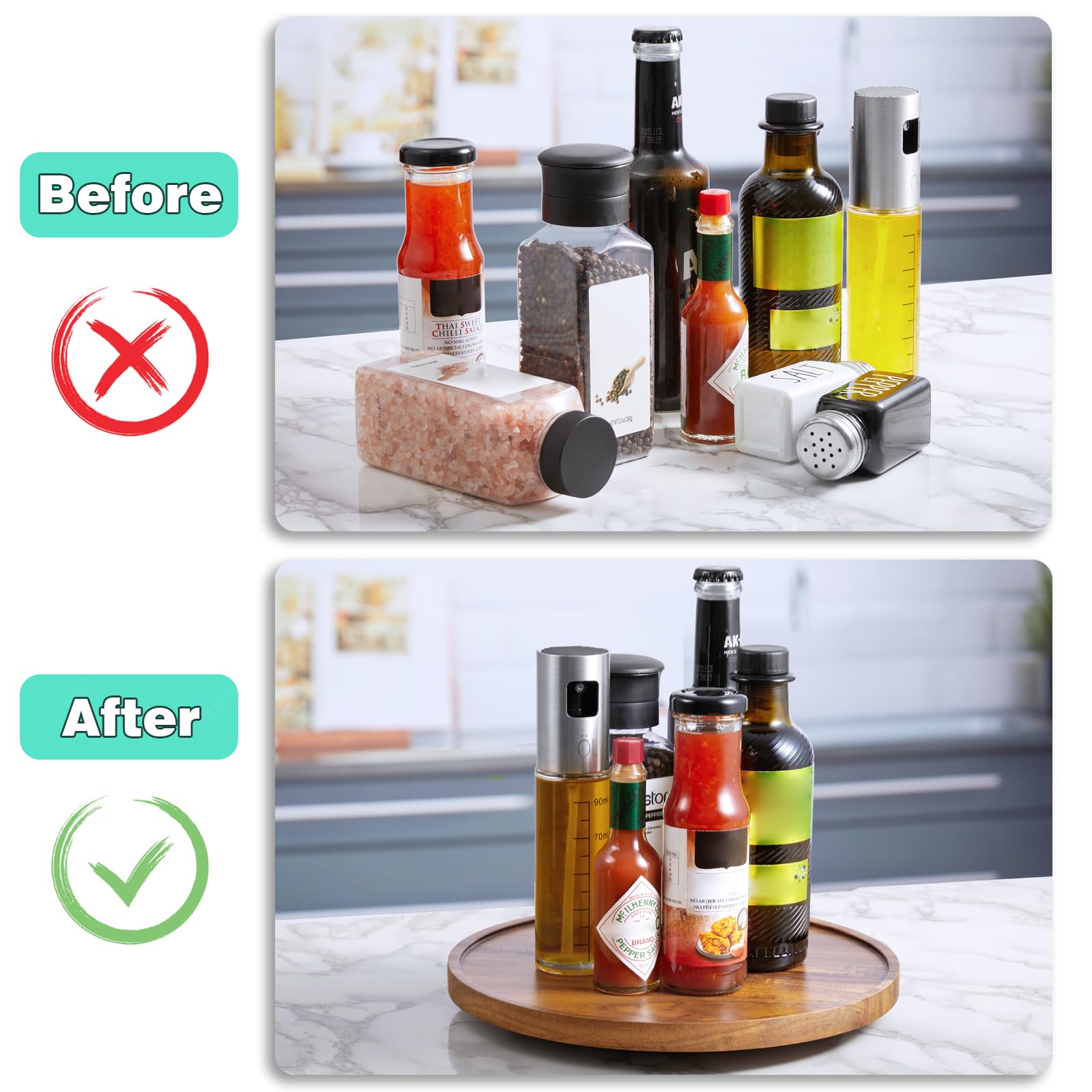 Bivvclaz anti-slip rotating tray stays put during use