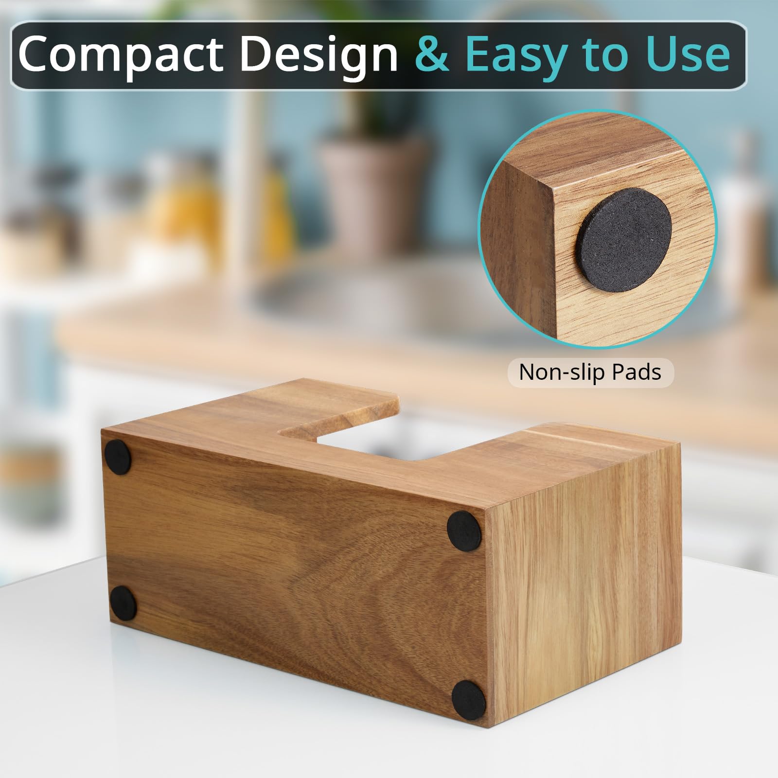 Bivvclaz countertop design enables quick grab without disturbing others
