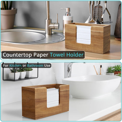 Bivvclaz paper towel dispenser supports multiple fold towels for versatile use