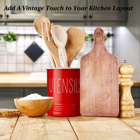 Bivvclaz counter-ready utensil crock for quick access