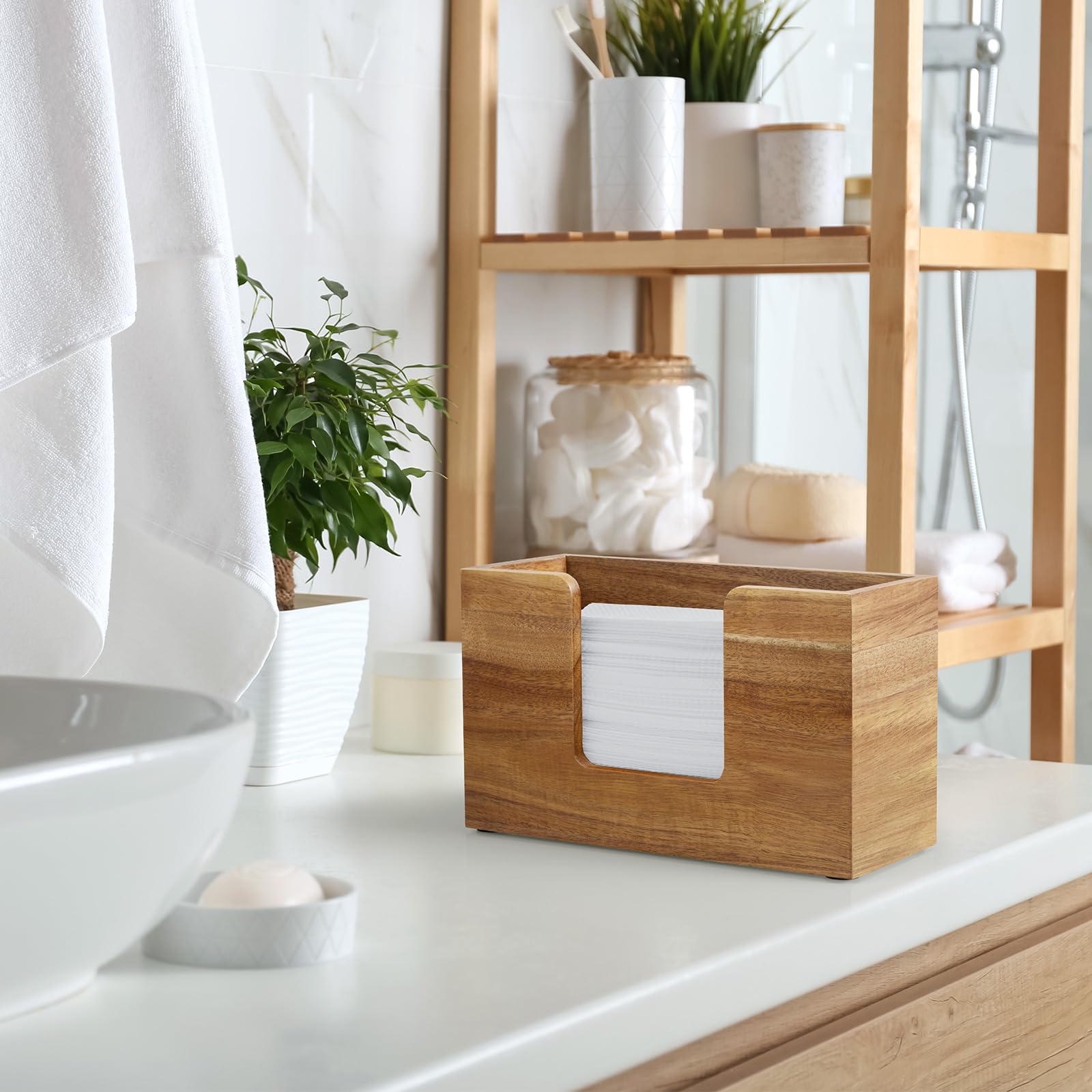 Bivvclaz acacia wood is easy to clean with a damp cloth