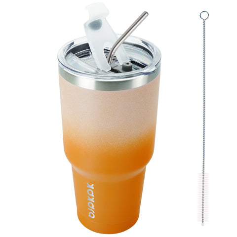 BJPKPK 30oz tumbler keeps drinks hot or cold for hours.
