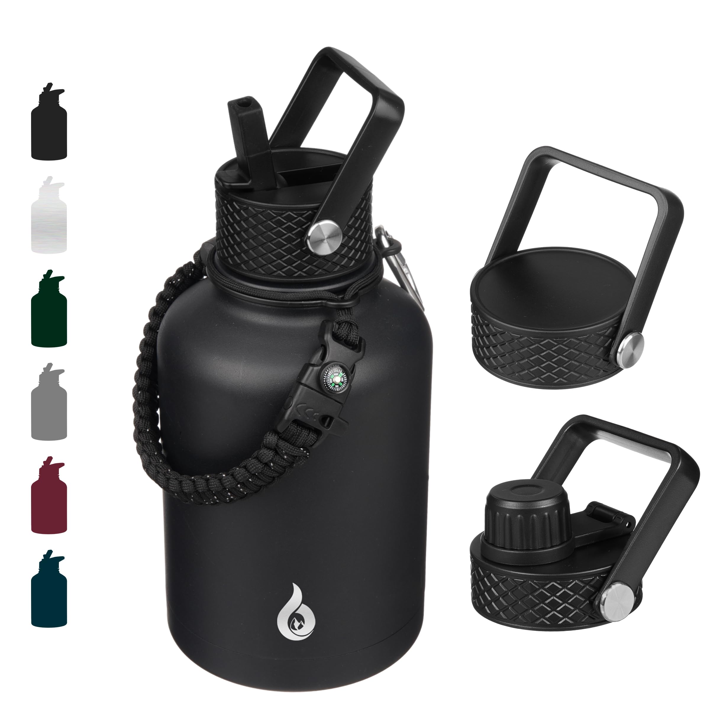 BJPKPK 50oz bottle with straw lid keeps beverages at the right temperature on the go.