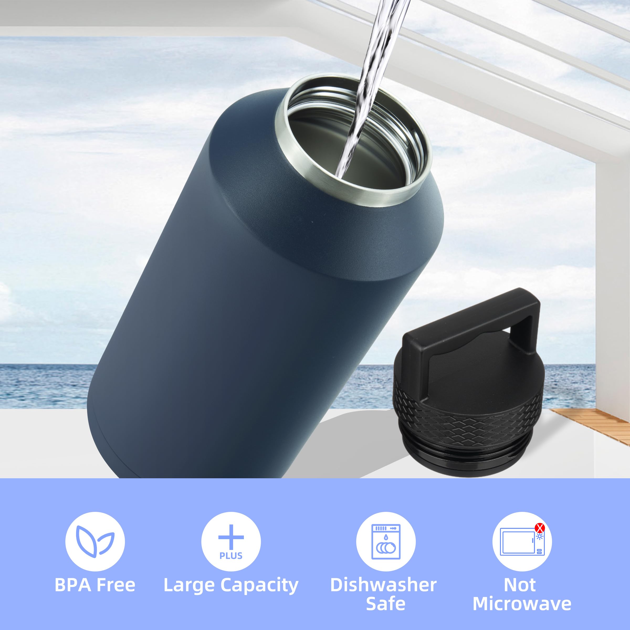 BJPKPK large-capacity bottle for home, office, or outdoor adventures