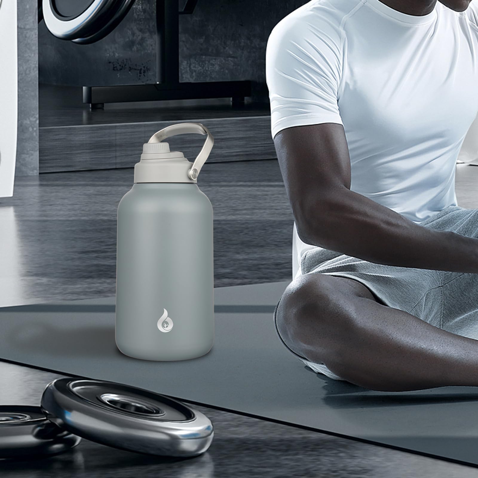 BJPKPK dishwasher-safe bottle for quick cleaning after workouts.