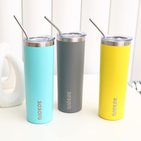 BJPKPK Flip-top lid and sliding lid offer convenient sipping options.