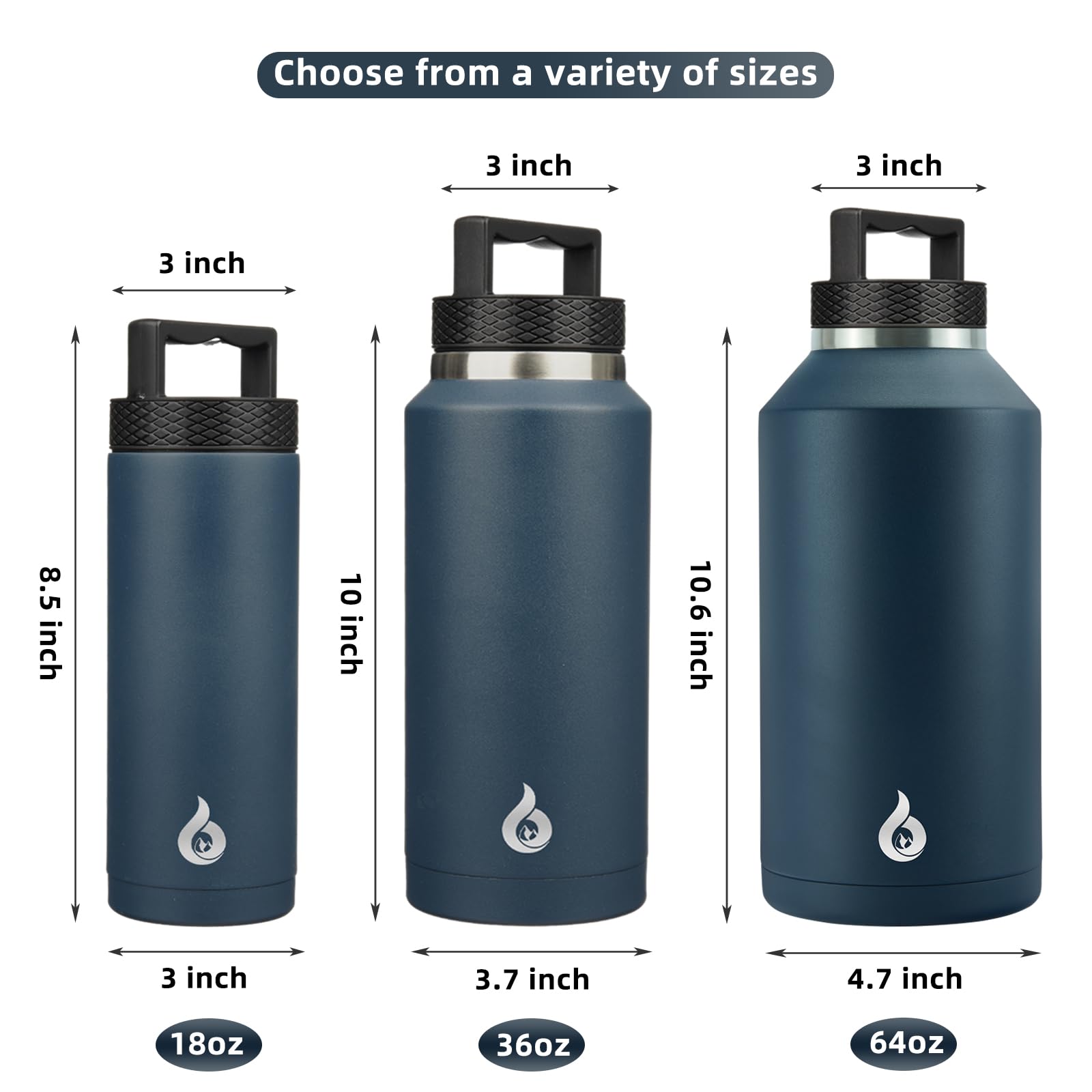 BJPKPK insulated stainless steel bottle preserves cold drinks for hours