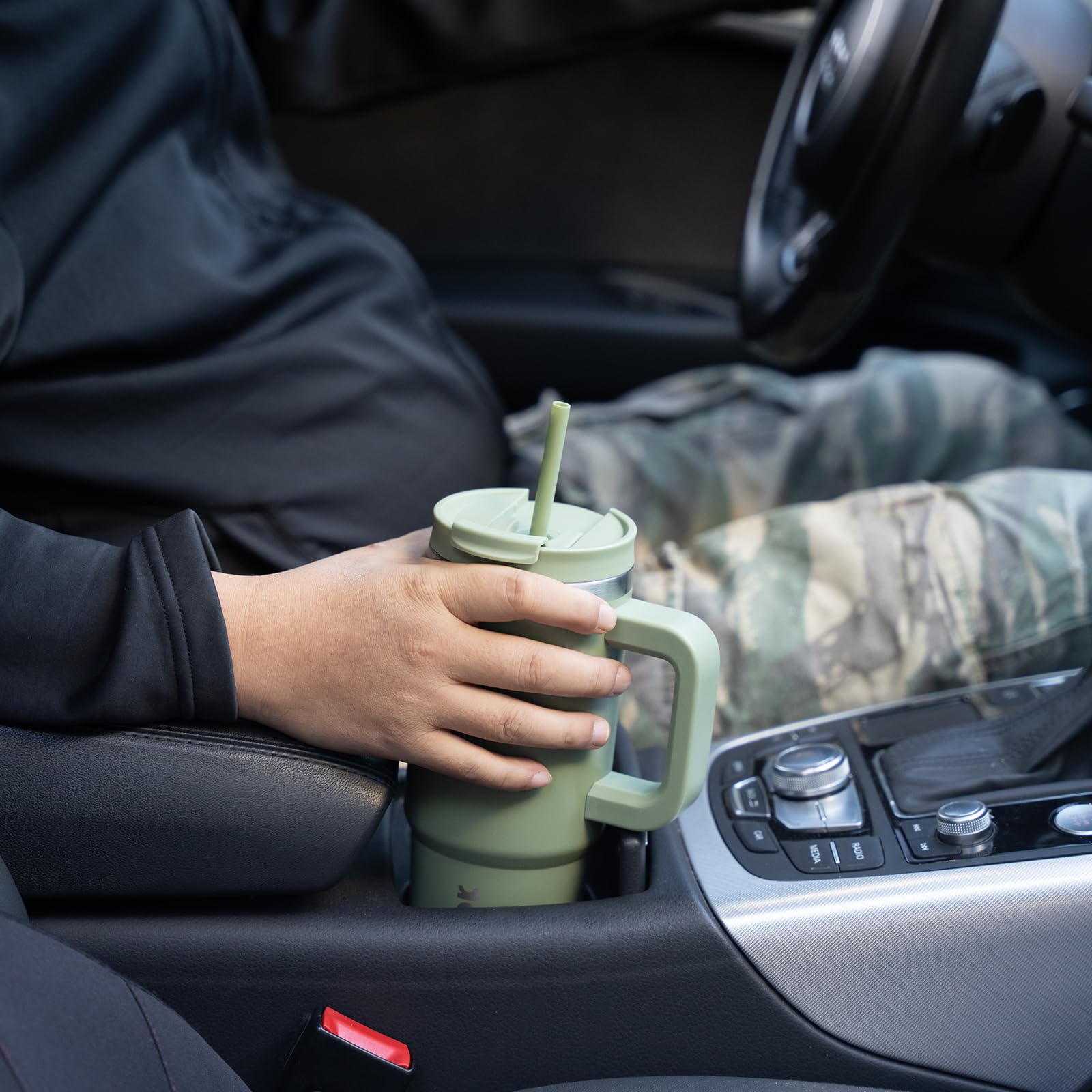BJPKPK mint thermo cup ideal for travel, gym, or camping