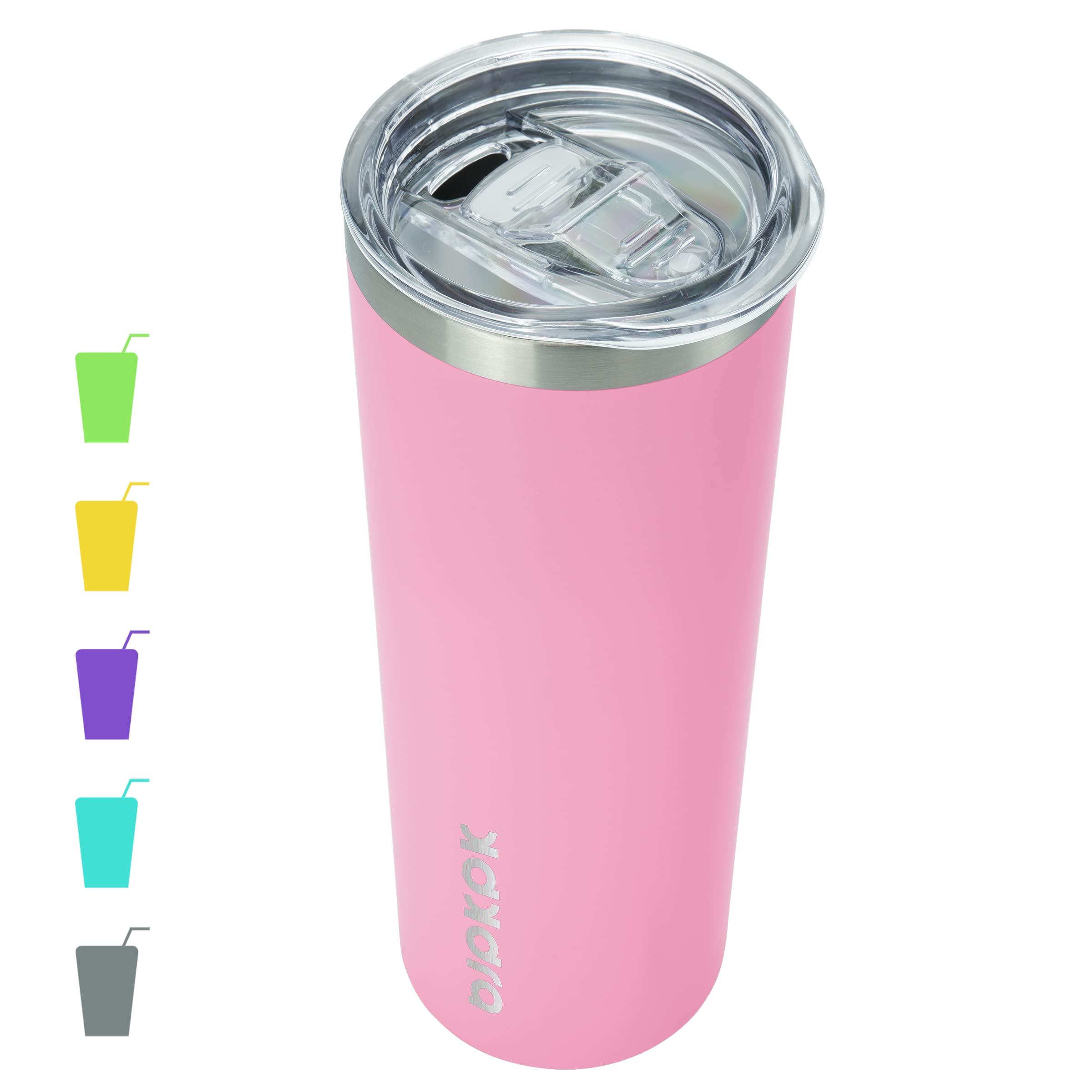 BJPKPK skinny insulated tumbler 20oz with slim design fits car cup holders