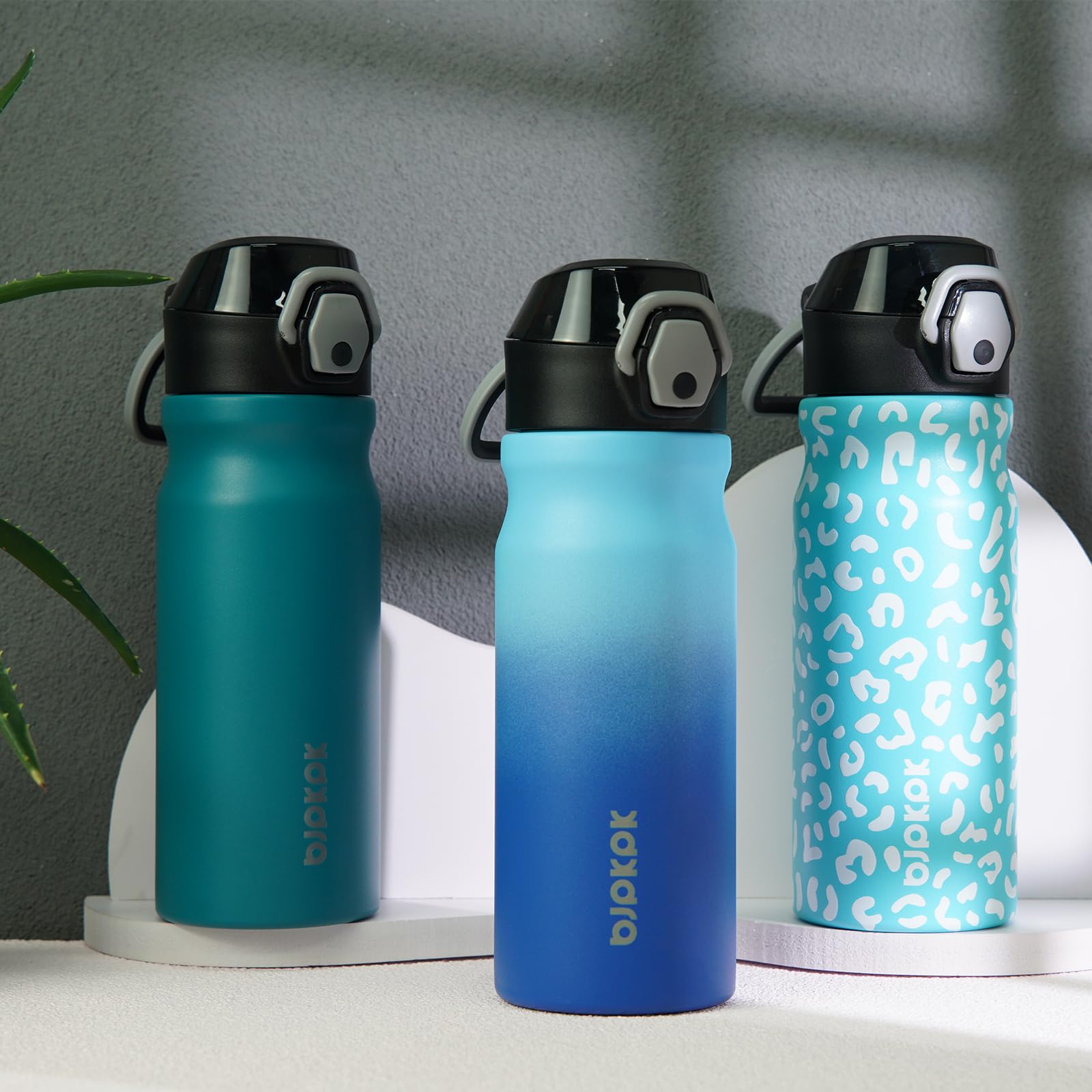 BJPKPK water bottle sky BPA-free bottle supports safe sipping.