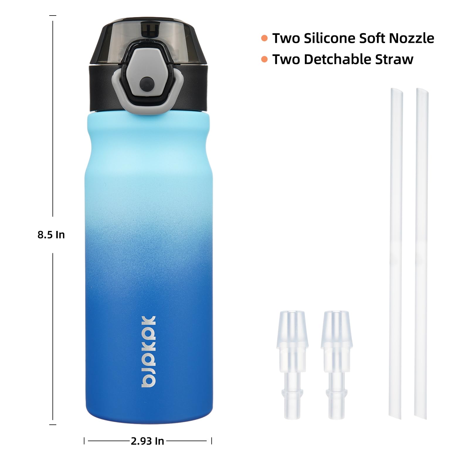 BJPKPK water bottle sky carry-handle for portable hydration.